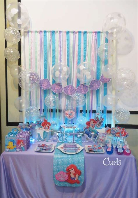 Little Mermaid Disney Birthday Party Ideas Photo 17 Of 20 Catch My