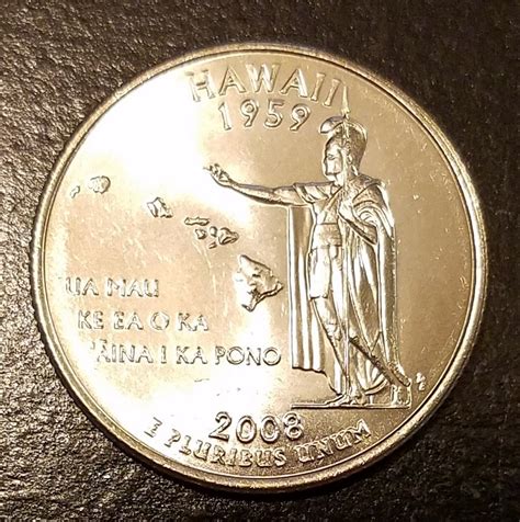 2008 D Hawaii State Quarter From Us Mint Roll 7273 For Sale Buy