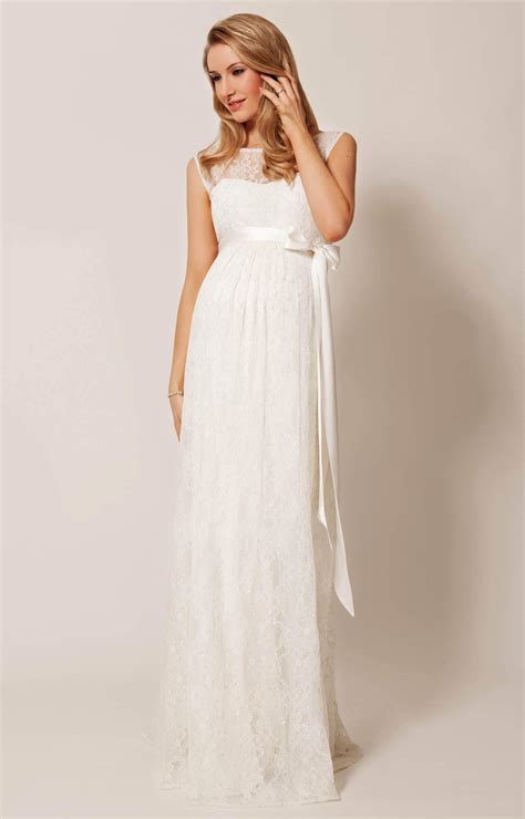 Looking for maternity wedding dresses? Ellie Maternity Wedding Gown Long Ivory - Maternity ...