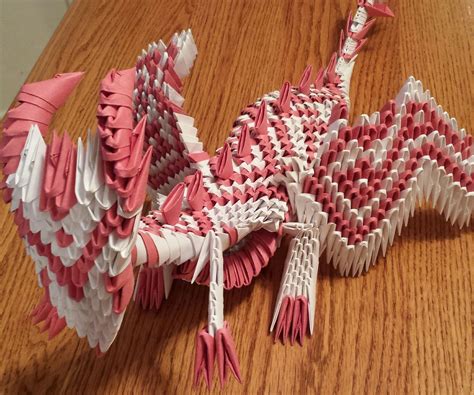 3d Origami Ultimate Dragon 11 Steps With Pictures Instructables