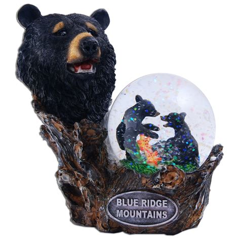 Great Smoky Mountains Snow Globe Black Bear Snow Globe Christmas Light