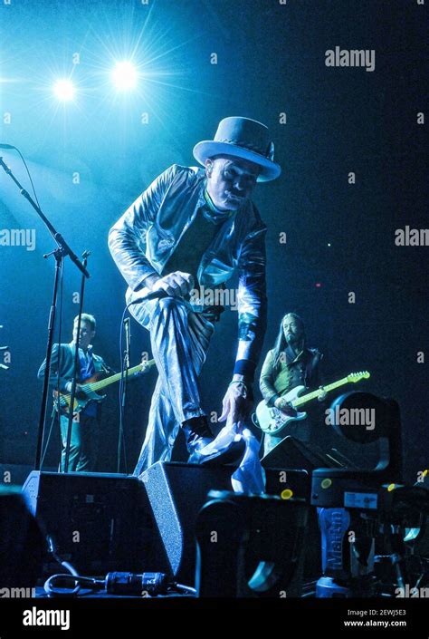 Gord Downie Lead Singer Of Canadian Rock Band Tragically Hip Performs