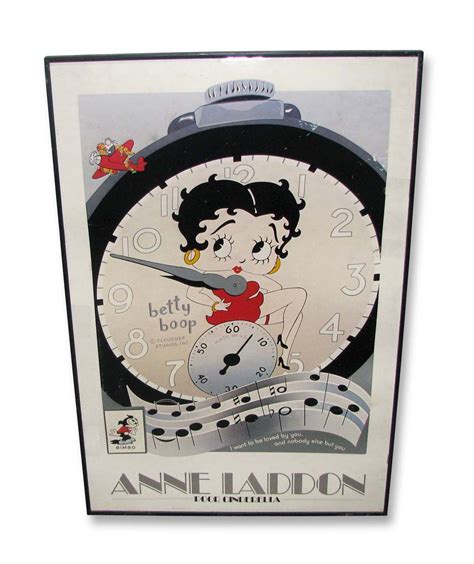 Vintage Collectable Betty Boop Framed Poster Olde Good Things
