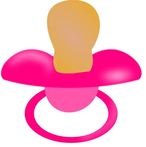 Pink Baby Pacifier Clipart Clip Art Library