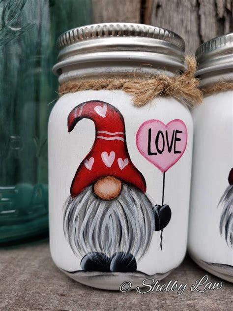 Mason Jar Art Mini Mason Jars Mason Jar Ts Gnomes Crafts