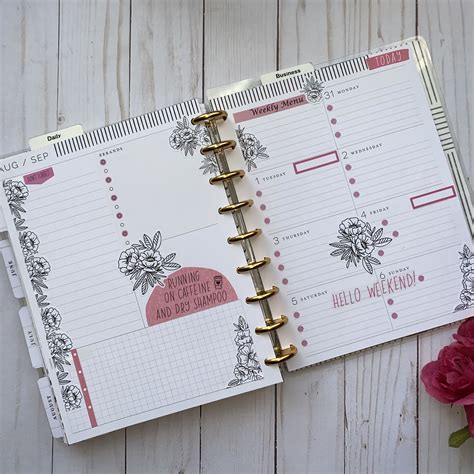 Gorgeous Happy Planner On A Dashboard Layout 🌸 Happy Planner Happy