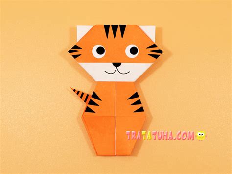Origami Tiger Step By Step Instructions With Photos