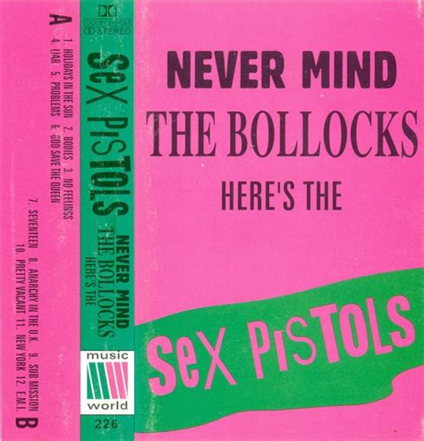 Sex Pistols Never Mind The Bollocks Heres The Sex Pistols 1996