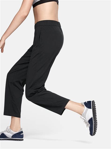 Midweight Ankle Length Sweats With Elastic Waist Crafted For Down Time
