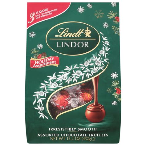 Save On Lindt Lindor Holiday Assortment Chocolate Truffles Order Online