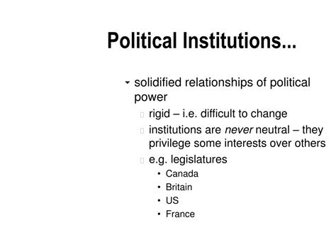 Ppt Part Ii Political Institutions Powerpoint Presentation Free