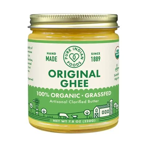 Pure Indian Foods Original Ghee Grassfed And Certified Organic