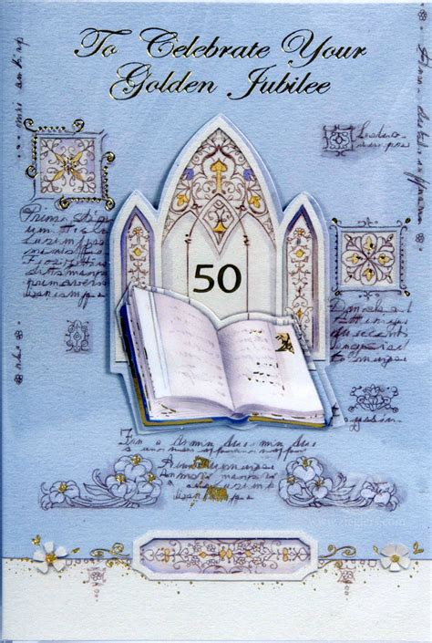 Golden Jubillee Greeting Card 50 Years Priest Ordination