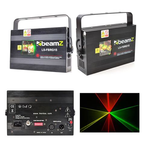 152885b Beamz Ls Fbrg15 Flat Beam Dmx Laser Best Sound South Africa
