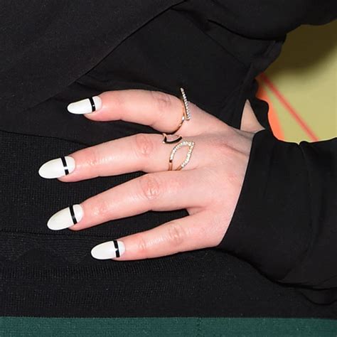 Meghan Trainor Pewter Silver Sequins Nails Steal Her Style