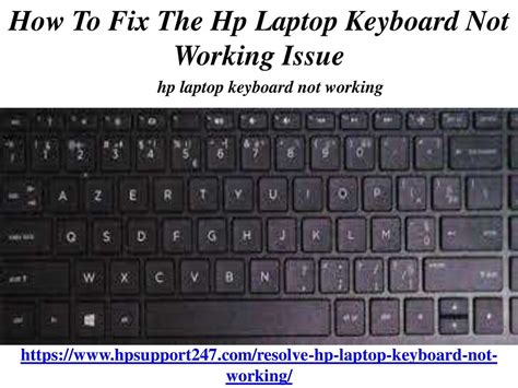 How To Fix The Hp Laptop Keyboard Not Working Issue Flickr