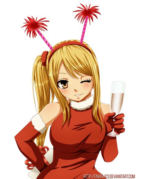 Colored 413lucy Merry Christmas Happy New Year By Enara123 On Deviantart