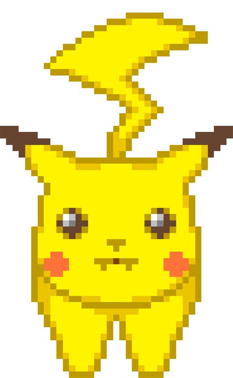 Pikachu Pixel Art  Goimages Ninja