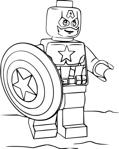 Disegni Da Colorare Avengers Lego Migliori Pagine Da Colorare Gratis