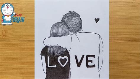 Valentine Couple Drawing Very Easy How To Draw