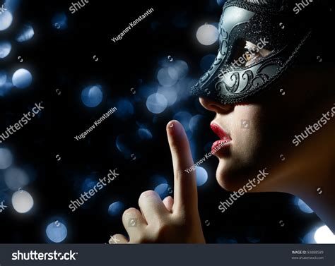Cute Girl Masquerade Mask Stock Photo Shutterstock