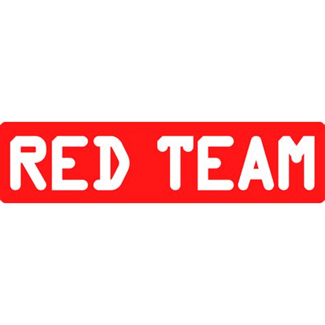 Red Team Sticker Just Stickers Just Stickers