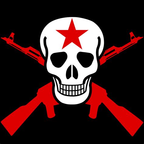 Skull Gun Flag Svg 223 Svg Png Eps Dxf File