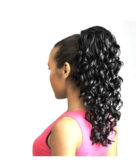 Kinky Curly Drawstring Ponytail Hairpieces Lovely Lady Drawstring Pony