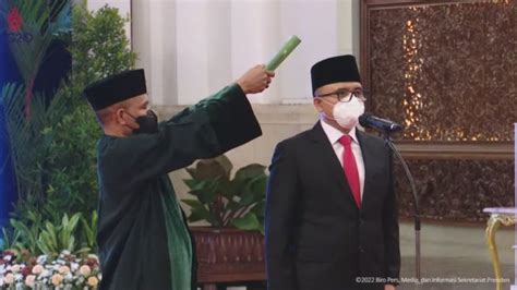 Azwar Anas Resmi Dilantik Oleh Presiden Joko Widodo Sebagai Menpan Rb