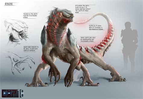 Rynyx Creature Concept Sheet By Franeres On Deviantart Creature Concept Fantasy Creatures Art