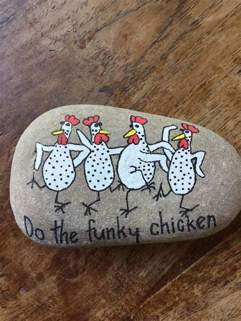 50 Easy Diy Chicken Painted Rocks Ideas Painted Rock