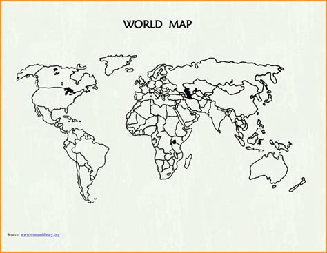 Blank World Maps Afp Cv Pertaining To World Political Map Outline