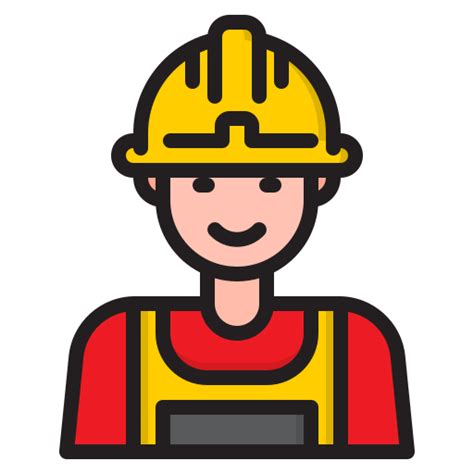 Construction Worker Free People Icons