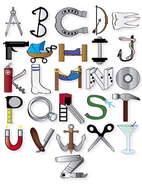 Object Alphabet By Funkymonkey1961 On Deviantart