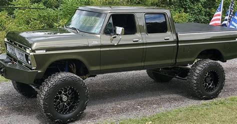 1977 F350 Crew Cab With A 514 Cu 4x4 Ford Daily Trucks