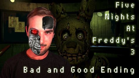 Five Nights At Freddys 3 Good Ending And Bad Ending Night 5 And 6