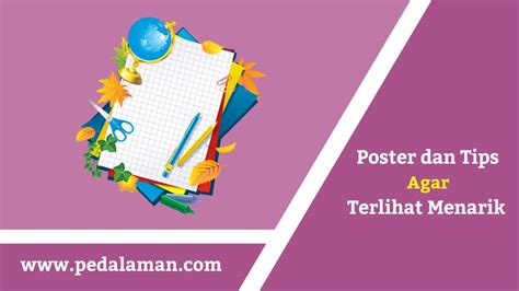 Poster dan tips agar terlihat menarik