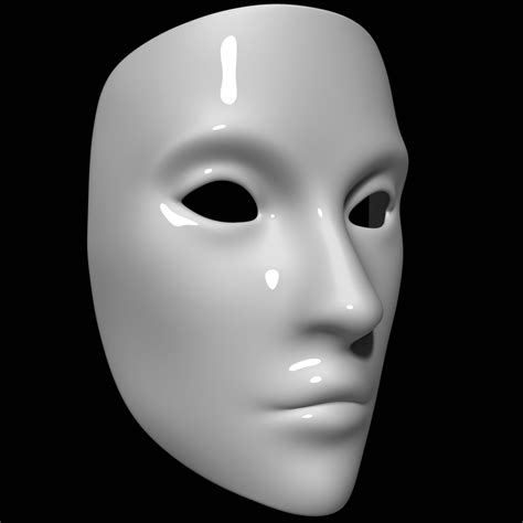 5 Beautiful Anonymous Mask 3d Model Download P Unctur Mockup