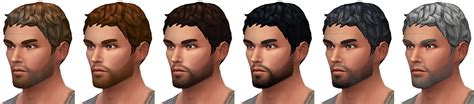 My Sims 4 Blog Updated Short And Curly Hair For Males