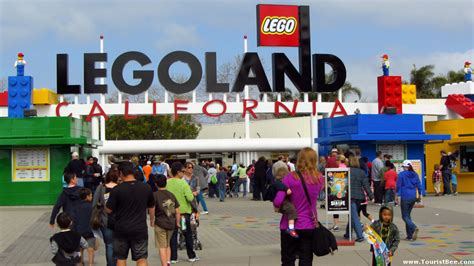Legoland California The Entrance To The Legoland Amusement Park