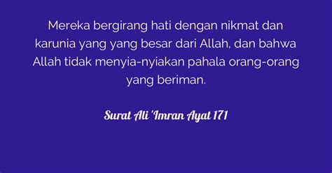 Surat Ali Imran Ayat 171