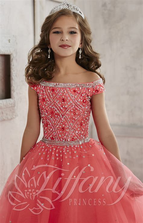 Tiffany Princess 13458 Coronation Gown Prom Dress