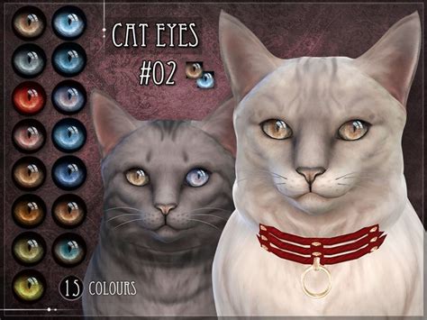 Remussirions Cat Eyes 02 In 2020 Sims 4 Pets Sims Pets Sims
