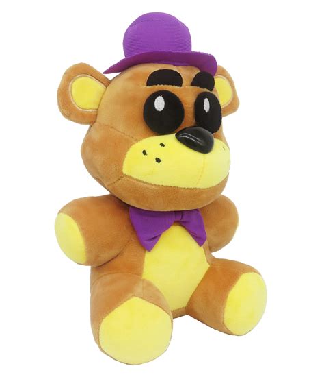 Golden Freddy Purple Hat 5 Nights Plush Shadow Nightmare Phantom