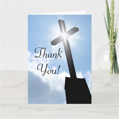 Thank You Religious Greeting Card