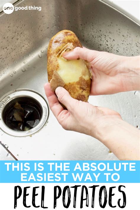 This Is The Absolute Easiest Way To Peel Potatoes Peeling Potatoes