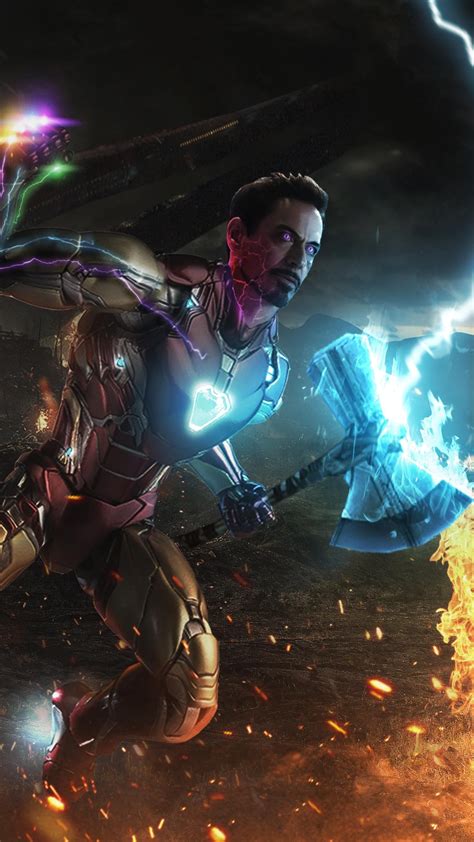 X Iron Man Stormbreaker With Infinity Gauntlet Sony Xperia X Xz