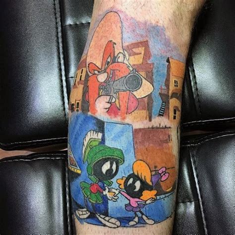 60 Looney Tunes Tattoos For Men Animated Cartoon Ink Ideas