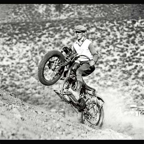 Vintage Motorcycle Hill Climb In The Desert