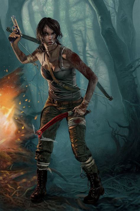 Fanart “a Survivoragain” By Terribilus Tomb Raider Tomb Raider